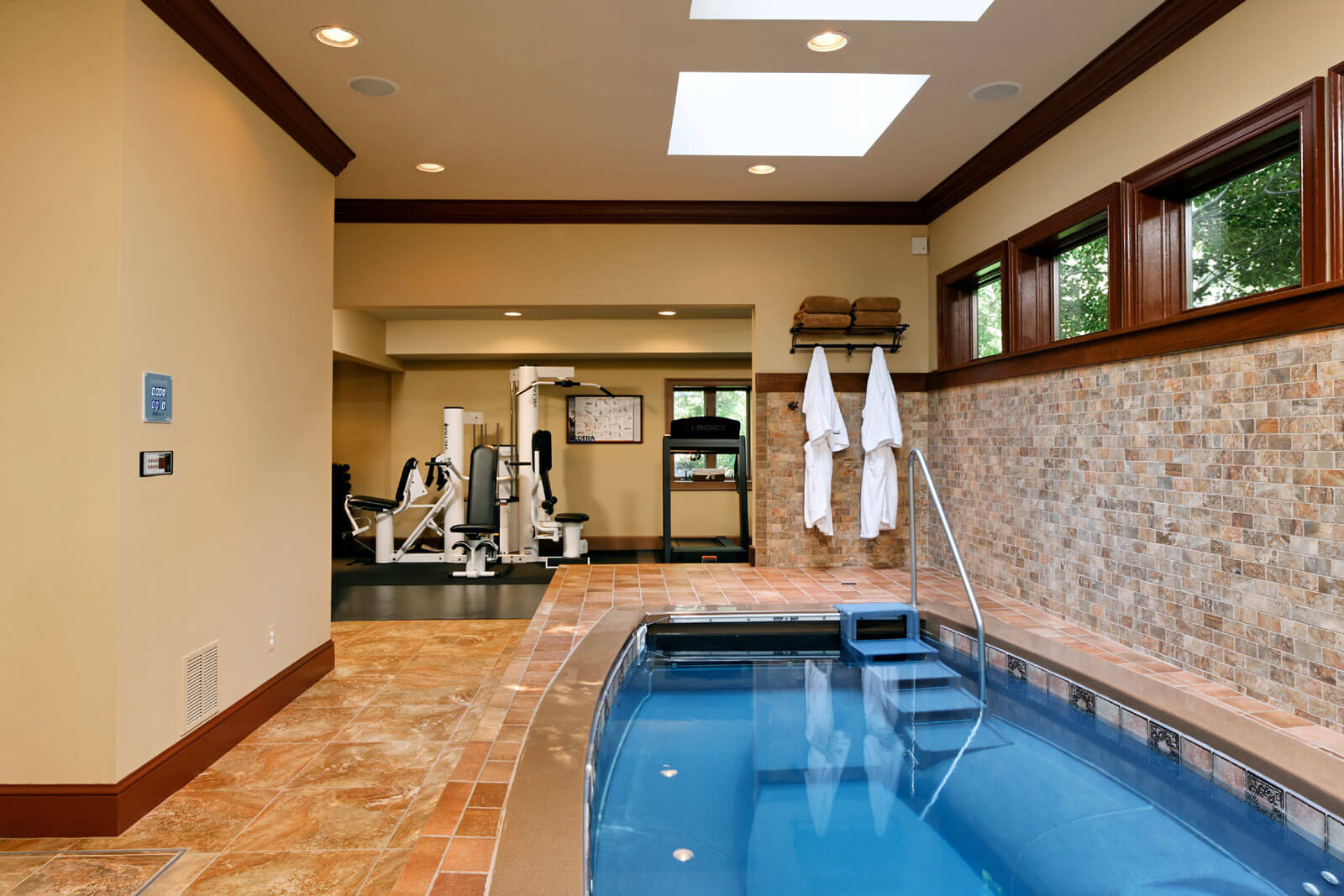 Indoor Pool + Gym | Sun Design