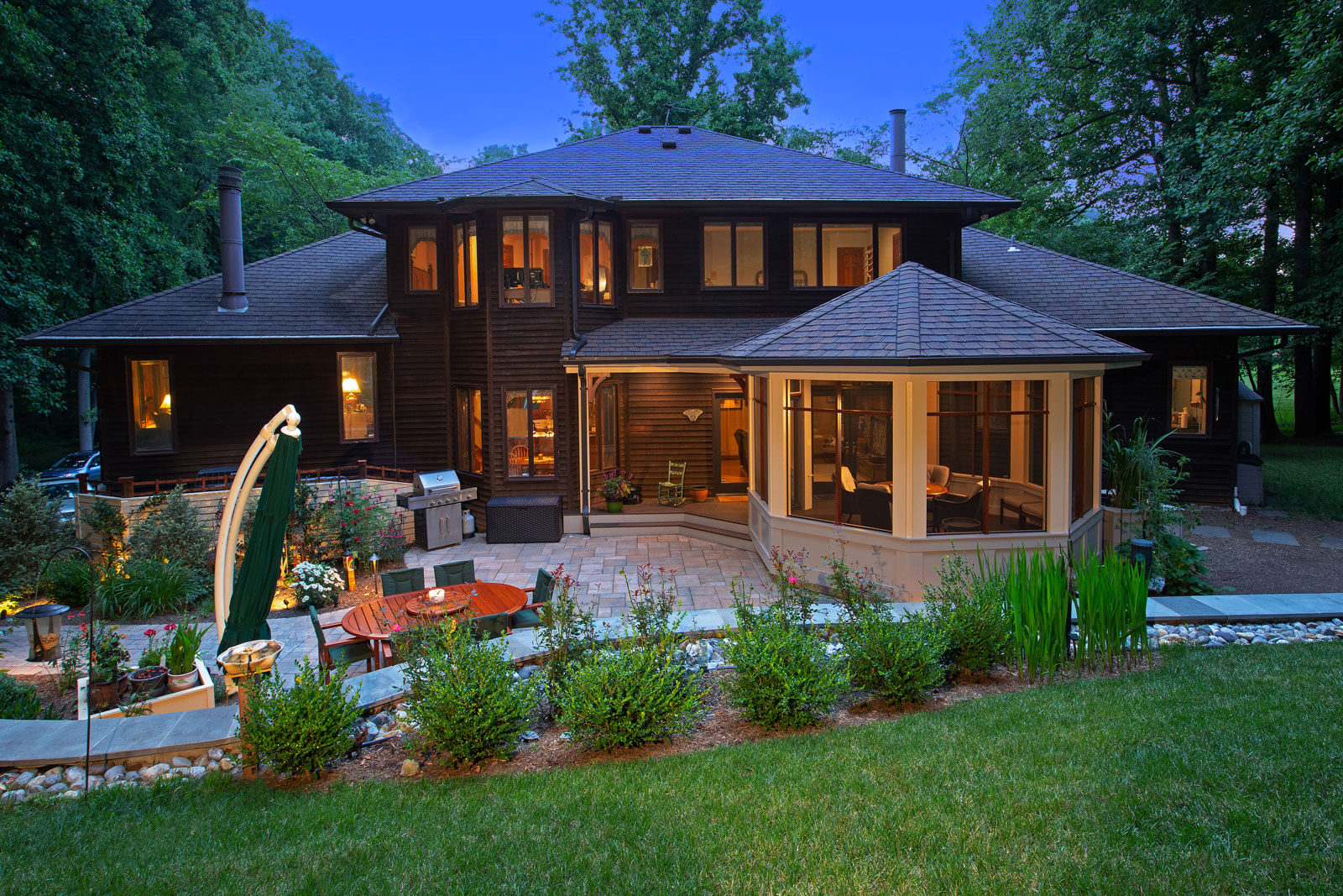 Great Falls, VA Screened Porch + Patio Remodel - Sun Design