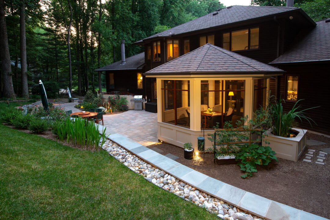 Great Falls, VA Screened Porch + Patio Remodel