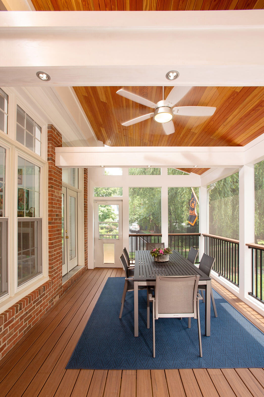 Vaulted Ceiling Porch 