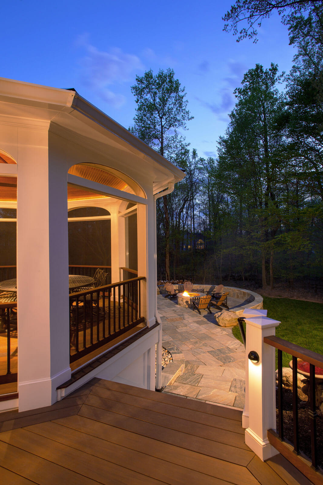 Great Falls Screened Porch + Deck Transformation